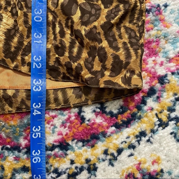 Vintage Gillian Leopard Ruched Midi Dress - Picture 9 of 10